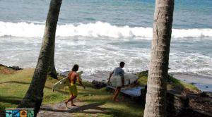 Surfing paradies at Bali's east coast